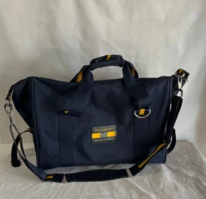 RALPH LAUREN POLO SPORT heavy nylon shoulder duffel TRAVEL bag - Picture 1 of 7