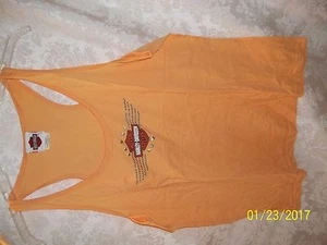 NWOT HARLEY DAVIDSON MOTORCYCLE Women's X-LARGE XL RHINESTONE TANK TOP - Picture 1 of 3