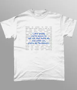 Oasis T Shirt Noel Gallagher Liam Gallagher Wonderwall - Imagen 1 de 4