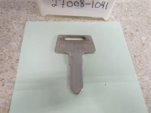 NOS OEM Kawasaki Blank Lock Key 1982-2000 AR50 KLF400 KAF620 KEF300 27008-1041 - Picture 1 of 4