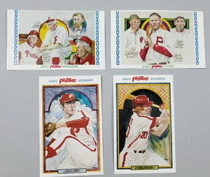 1983 Nostalgia Night Philadelphia Phillies postal de béisbol Schmidt/Wise - Imagen 1 de 8