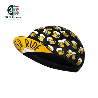 Cappellini Da Ciclismo Classici Retrò Rossi Blu Verdi in Poliestere Sport Estivi - Immagine 1 di 4