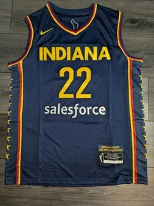Neu mit Etikett Caitlin Clark Indiana Fever Trikot – blau #22 – kleine 44 – genäht - Bild 1 von 3