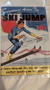 Captain Marvel Jr. Ski Jump Paper Toy #1 FN+ 6.5 1940 - Picture 1 of 4