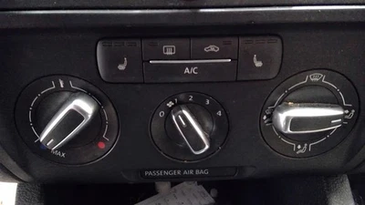Temperature Control Sedan Single Zone Manual Fits 11-14 JETTA 6840914 - Image 1 of 4