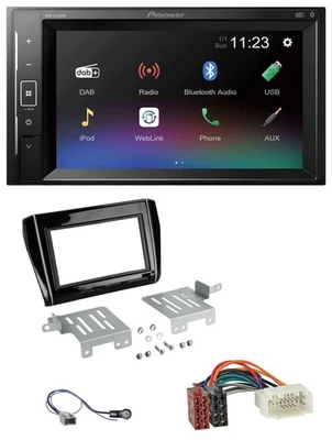 Pioneer DAB MP3 2DIN Bluetooth USB Autoradio für Suzuki Swift ab 17 schwarz glän - Bild 1 von 4
