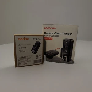Godox Camera Flash Trigger(16 Channels)Transmitter For Canon,Nikon(Ctr16 & Ct16) - Picture 1 of 8