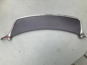 Oldtimer Old Stock Triumph Vorgerät Chromeinfassung vorne Nummernschild unbenutzt - Bild 1 von 9