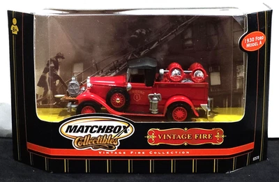 Matchbox 30 1930 Ford Model A Pickup Truck Vintage Fire Collectible 92578 1:43 - Image 1 of 2