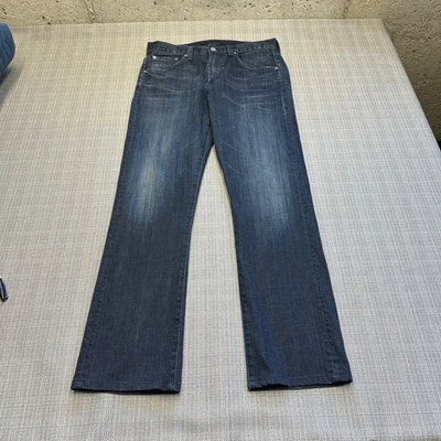 Citizens of Humanity Perfect Fit Jeans Mens 30x30 Dark Wash Straight Leg Zip Fly - Image 1 of 4