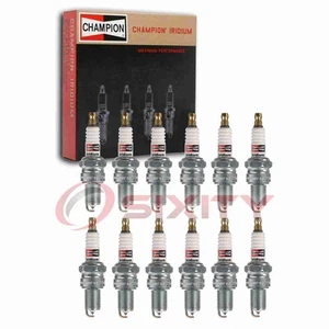 12 pc Champion Iridium Spark Plugs for 1974 Ferrari 365 GT4 BB 4.4L H12 av - Picture 1 of 5