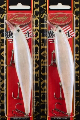 (ЛОТ ИЗ 2) УКАЗАТЕЛЬLUCKY CRAFT 128SP 1 УНЦИЯ PT128SP-219 ЖЕМЧУЖНЫЕ ХЛОПЬЯ БЕЛЫЙ L8223 - Изображение 1 из 3