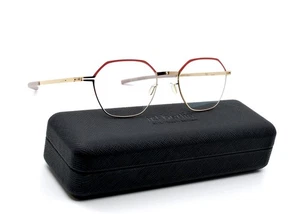 IC! BERLÍN MALOJA MARCO DE GAFAS AUTÉNTICO ROJO ORO ROSA RX 48-20-145 - Imagen 1 de 11