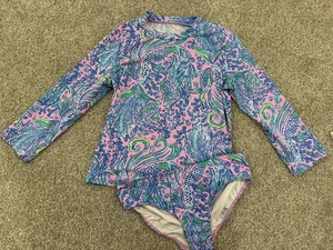 Girls Lilly Pulitzer size 12 Swimsuit Rashguard - Picture 1 of 5