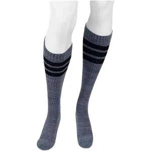 Juzo POWER COMFORT Knee High, Standard, 20-30mmHg (Size: M) Retro Heather Gray - Picture 1 of 4