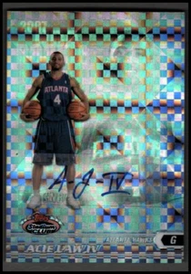 2007-08 Stadium Club Chrome Rookie X-Fractors Autographs #111 Acie Law - Bild 1 von 2