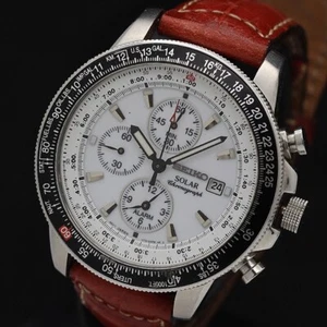 SEIKO Prospex V172-0AC0 Solar Chronograph Men's Watch - Picture 1 of 4