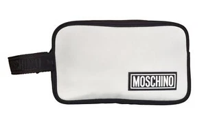 MOSCHINO Pochette Beauty Unisex in Tela Z2A8413 nero-bianco - Imagen 1 de 6