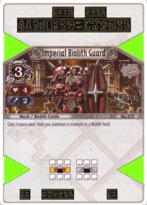 3x Imperial Biolith Guard EOJ SET1 #075 PS3 Eye Of Judgment Inglés Casi Nuevo/Sin jugar C - Imagen 1 de 1