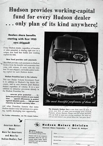1955 Hudson Hornet Original Print Ad - Bild 1 von 1