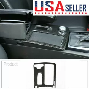 ABS Fiber Cup Holder Decorate Frame Cover For Mercedes Benz C Class W204 08-2013 - Picture 1 of 8