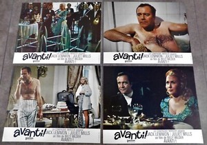 Avanti! 18 Original French Lobby Cards 8"10 1972 Billy Wilder Jack Lemmon Mills