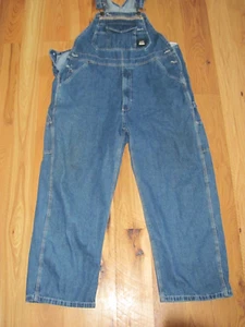 Bern blau Denim Zimmermann Arbeitskleidung Latzhose Herren 40 x 30 (H12-GV) - Bild 1 von 9