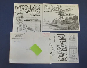 Flying Aces Club News #164, 166 & 167 Lot of 3 Issues 1995 - 1996 - Picture 1 of 13