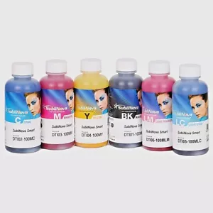 Inktec Sublimation Ink-SubliNova Smart 6 color Set - 100ml each - Picture 1 of 7
