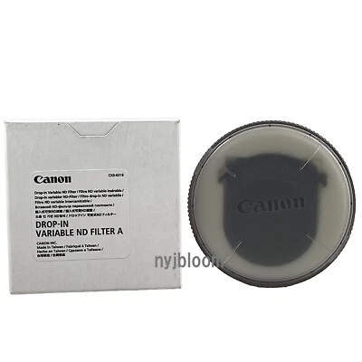 New CANON Drop-in Variable ND Filter A for Drop-In Filter Mount Adapt. EF-EOS R - Image 1 of 4