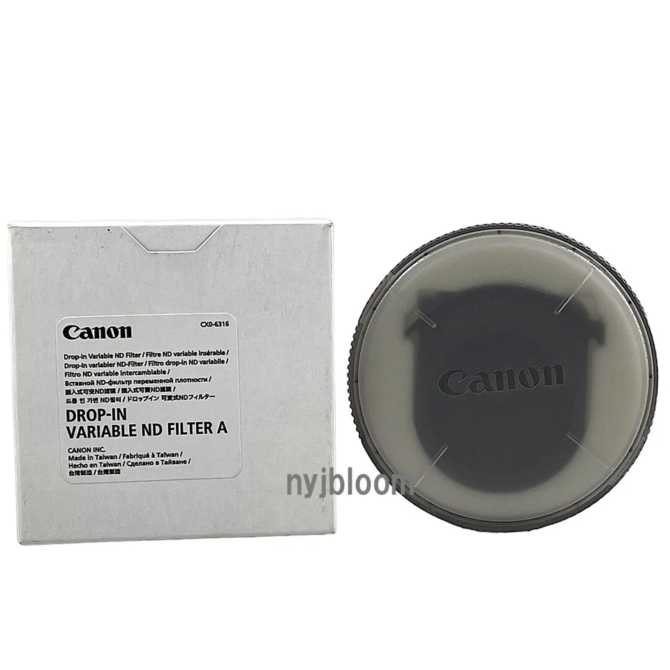 New CANON Drop-in Variable ND Filter A for Drop-In Filter Mount Adapt. EF-EOS R - Image 1 of 4