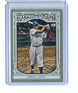 2013 Topps Gypsy Queen Jackie Robinson Brooklyn Dodgers #260 HOF