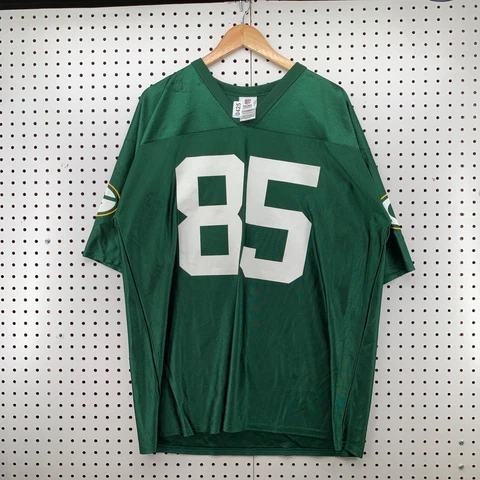 Green Bay Packers Jersey Extra Large Adult NFL #85 Jennings Men's Sz XL Cover