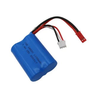 18500 1100mAh 7,4V 15C Li-Po Akku JST Stecker für RC Drohne Hubschrauber Boot Spielzeug - Bild 1 von 4
