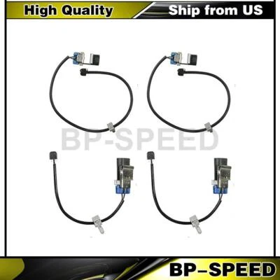 Sensor de desgaste de 4 pastillas de freno de disco delanteras traseras para Cadillac Seville 2000 2001 2002 Foto 1 de 4