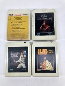 Elvis Presley 8 Track Tape Lot o 4- RCA ANS10971, APS11506, P8S1923, P8S1655 - Imagen 1 de 6