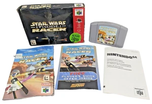 Juego Star Wars Episodio 1 Racer N64 (Nintendo 64, 1999) con Caja y Manual Probado - Imagen 1 de 24