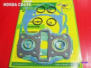 Fit HONDA CD175 CB175 K0 CL175K0 CA175 Engine Gasket Complete Set - Imagen 1 de 5