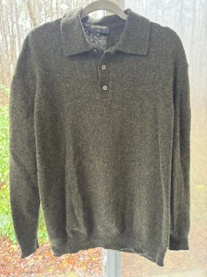 Jan Paulsen Lammwollmix Herren XL "Life" Rundhals Polo mit 3 Knopfverschluss L/S - Bild 1 von 4