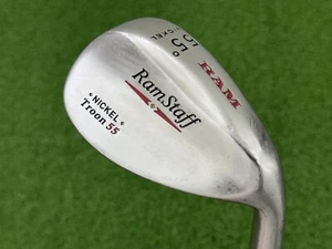 Ram Staff NICKEL TROON 55* SAND WEDGE Right Handed Steel Wedge Flex Used SW - Picture 1 of 6