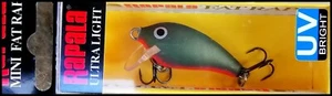 SEÑUELOS DE PESCA RAPALA MINI FAT RAP MFR 3 cm GAU (Verde Ejército UV) color - Imagen 1 de 2