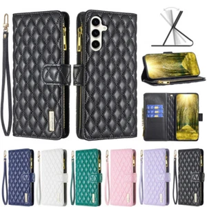 Leder Hülle Für Samsung S23 S22 S21 Ultra S20 A54 A53 A52 Handyhülle Schutz Case - Picture 1 of 20