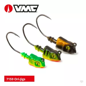 VMC Ori-Jig Heads - Pike Perch Trout Salmon Zander Chub Bass Lure Sea Fishing - Picture 1 of 12