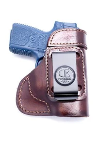 KAHR PM9 9mm | OUTBAGS Full Grain Leather IWB Inside Pants Conceal Carry Holster - Picture 1 of 15