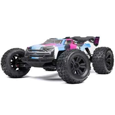 ARRMA 1/8 KRATON 6S V6 4X4 BLX ARA8608V6T1 Monster Truck – 105 km/h Blau-Pink - Bild 1 von 4