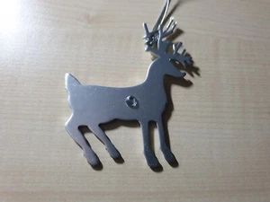 Weihnachtsschmuck Aluminium Aufhänger, Christbaumschmuck - Rentier - Bild 1 von 8