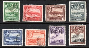Antigua G6 1938 short set of 8 to 1/- sg98/105 mint & used. - Picture 1 of 1