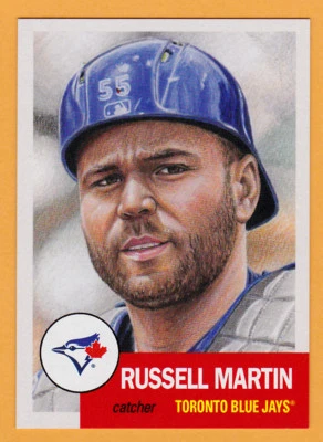 Russell Martin Toronto Blue Jays 2018 Topps 1953 Living Set 8 - Image 1 of 2