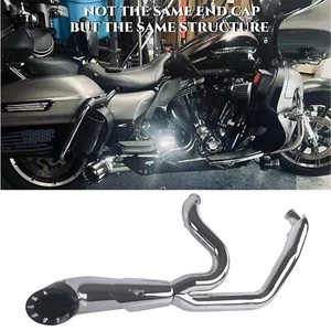 SHARKROAD Head Turning Loud Sound 2 into 1 Exhaust Pipes for Harley 95-16 - Bild 1 von 9