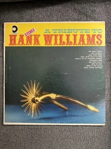 A Tribute To Hank Williams K-195 Vinyl LP33 Design Records Ungraded - Picture 1 of 4